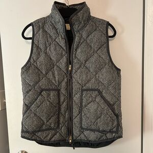 Herringbone Puffer Vest